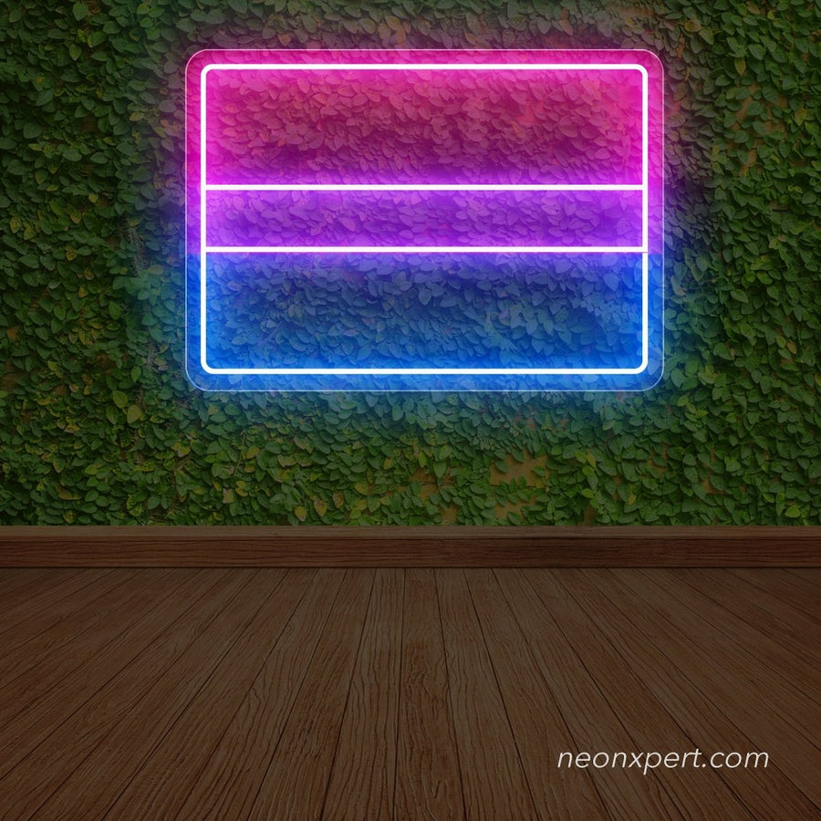 Bisexual Flag Neon Sign - NeonXpert
