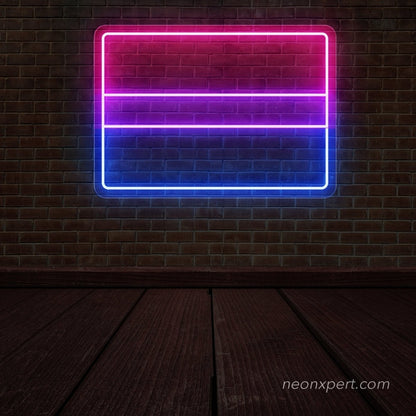 Bisexual Flag Neon Sign - NeonXpert