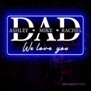 Custom Kids Names Neon Sign - Father's Day Gift - NeonXpert