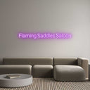 Custom Neon: Flaming Saddl... - NeonXpert