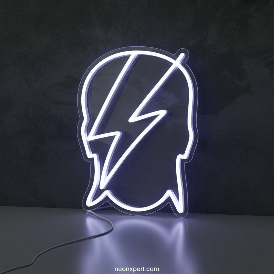 David Bowie Neon Sign LED Neon Light - NeonXpertSmallWhite