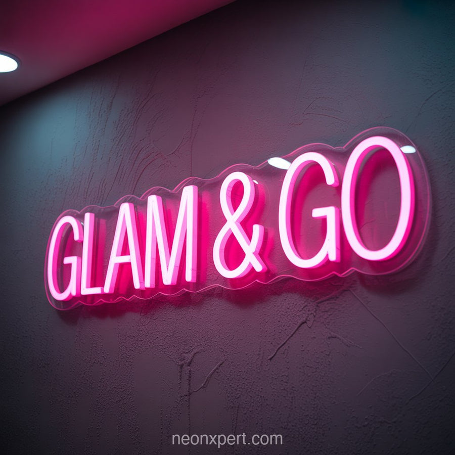 Glam & Go | Beauty Neon Light for Hair Salons - NeonXpertSmallWhite