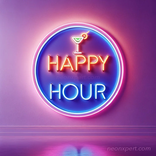 Happy Hour Neon Sign - NeonXpert