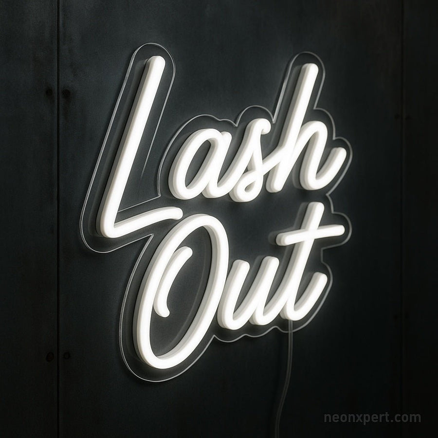Lash Out – LED Neon Sign for Salons - NeonXpertSmall
