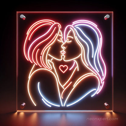 Lesbian Art Neon Sign - NeonXpert