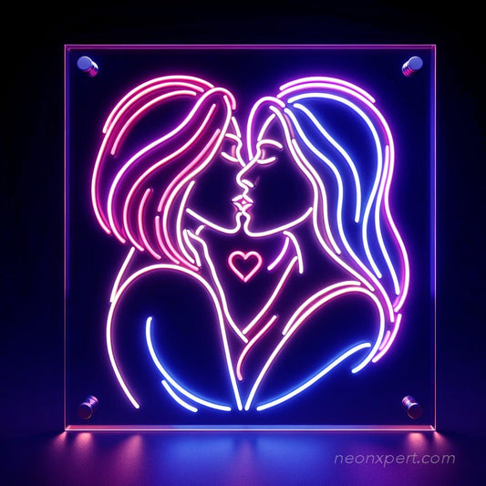 Lesbian Art Neon Sign - NeonXpert