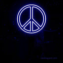 Peace LED Neon Sign Board - NeonXpert