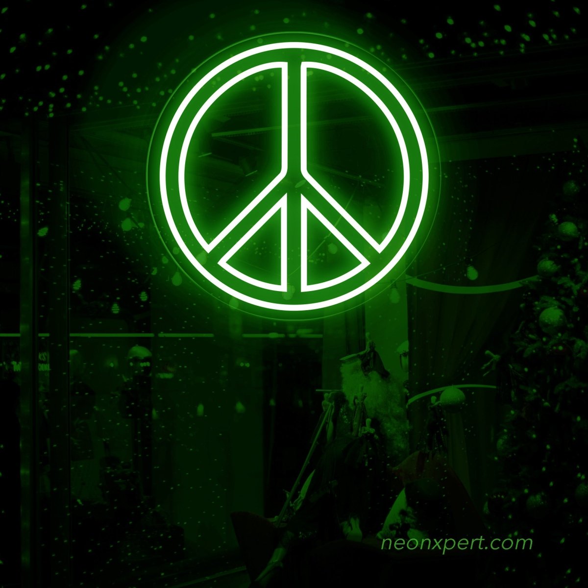 Peace LED Neon Sign Board - NeonXpert