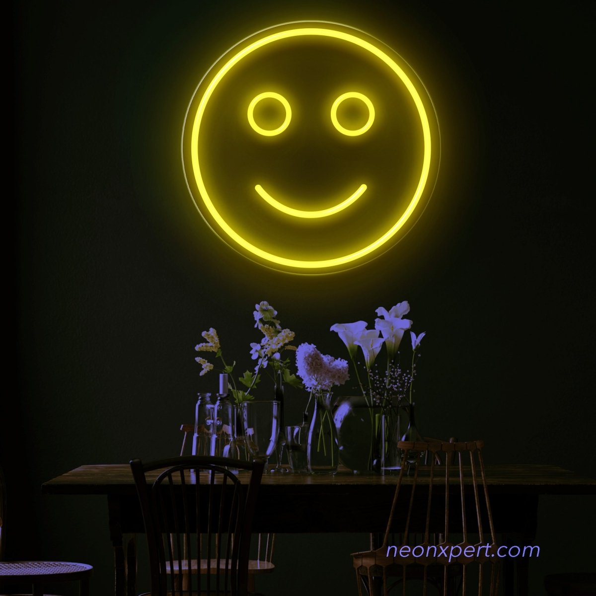 Smiley Face Neon Sign - NeonXpert