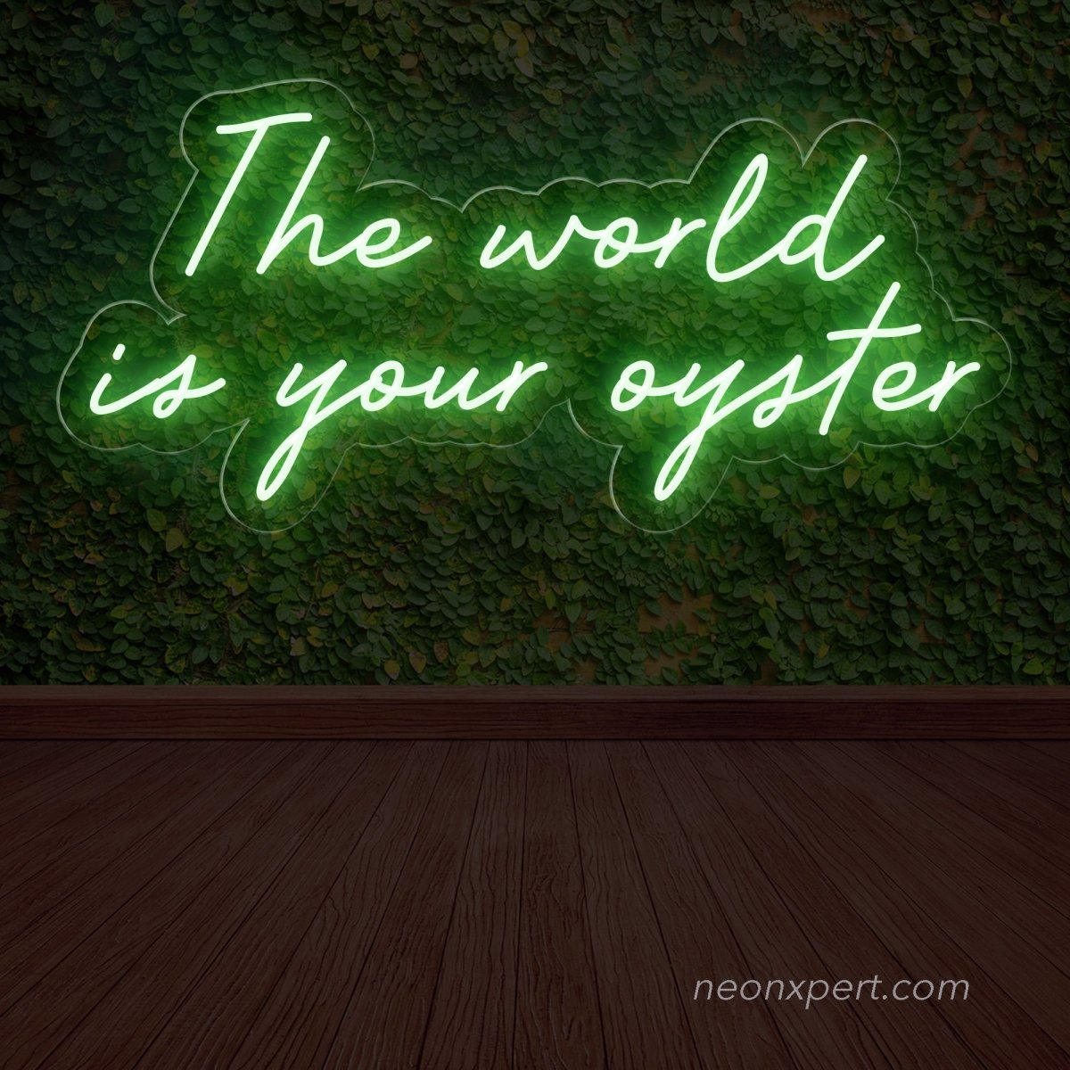 The World is Your Oyster Neon Sign - NeonXpert