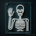 Waving Skeleton Neon Sign - NeonXpert