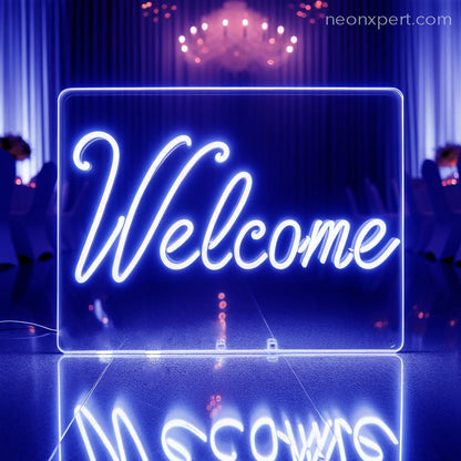 Welcome LED Neon Sign Light - NeonXpert