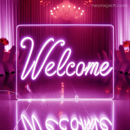 Welcome LED Neon Sign Light - NeonXpert