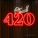 420 Weed LED Neon Sign – Stylish Cannabis-Inspired Lighting Decor - NeonXpert