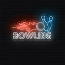 Bowling Neon Sign - Perfect for Alleys & Game Room Decor - NEONXPERT