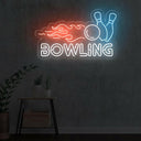Bowling Neon Sign - Perfect for Alleys & Game Room Decor - NEONXPERT