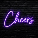 Cheers Neon Sign - Light Up Your Party | Vibrant LED Light Decor - NeonXpert
