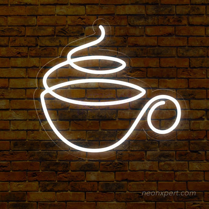 Coffee Cup LED Neon Sign: Illuminate Your Space with Coffee Love - NeonXpert