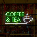 Coffee & Tea LED Neon Sign - Blend Your Space - NeonXpert