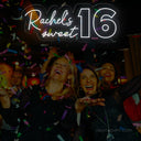 Custom Name Sweet 16 Neon Sign - Personalized Birthday Party Backdrop - NeonXpert