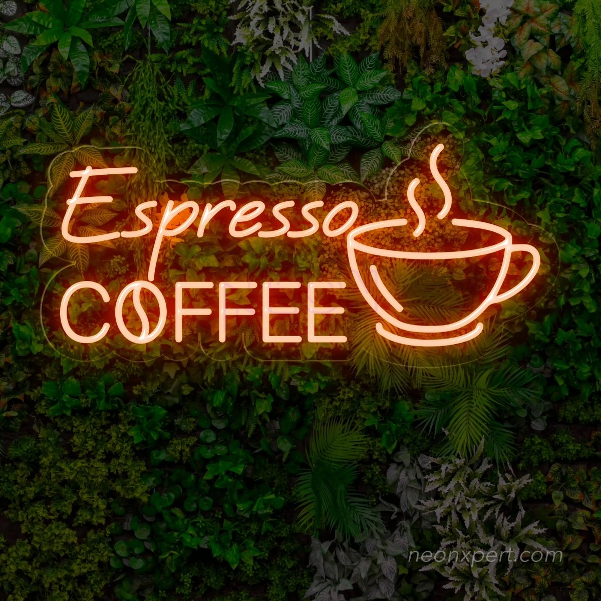 Espresso Coffee Neon Sign - Brew Your Space - NeonXpert
