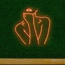 Female Body Silhouette Neon Light for Contemporary Spaces - NeonXpert