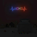Gamer Heartbeat Neon Sign – Unique Game Room Decor - NEONXPERT