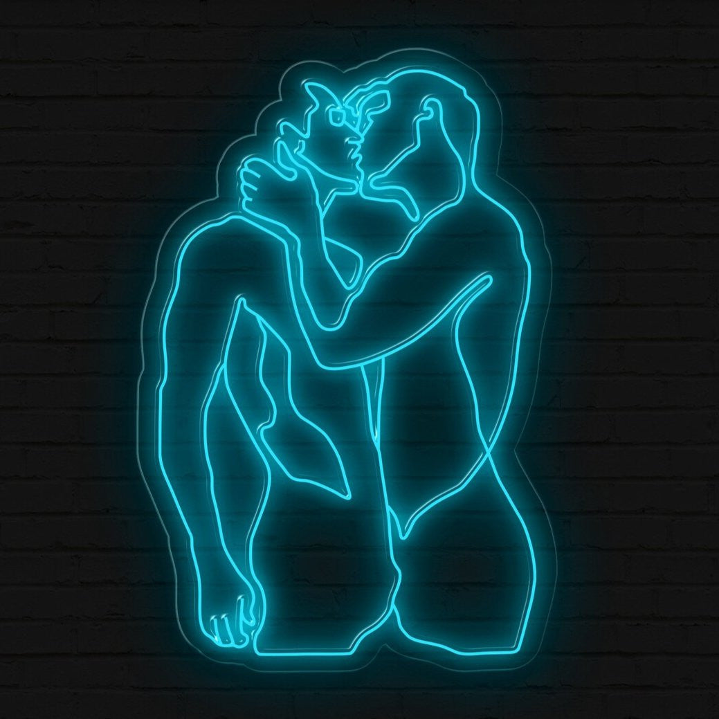 Gay Erotic Art Neon Sign - LGBT Pride Decor – NeonXpert