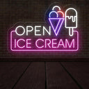 Ice Cream Open Neon Sign: Tempting Displays for Your Ice Cream Shop! - NEONXPERT