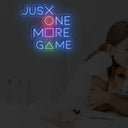 Just One More Game Neon Sign | Led Light Decor For Game Room - NEONXPERT