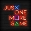 Just One More Game Neon Sign | Led Light Decor For Game Room - NEONXPERT