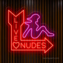 Live Nudes Neon LED Light Sign - NeonXpert