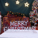 merry christmas neon sign outdoor