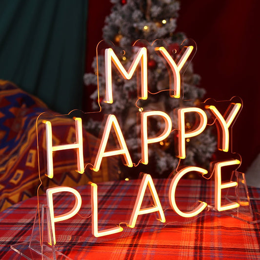 My Happy Place Neon Sign - NeonXpert