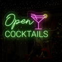 Neon Open Cocktail Sign - NEONXPERT
