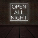 Open All Night Neon Sign | Illuminate Your Business 24/7 - NEONXPERT