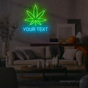 Personalized Weed Leaf LED Neon Sign - NeonXpert