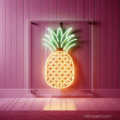 Pineapple Neon Sign: Brighten Your Space with Tropical Style - NeonXpert