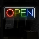 Rainbow Open Neon Sign | Embrace Colorful Brilliance - NEONXPERT