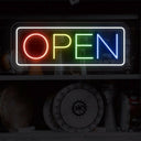 Rainbow Open Neon Sign | Embrace Colorful Brilliance - NEONXPERT
