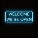 Welcome We're Open Neon Sign | Business Window Light - NEONXPERT