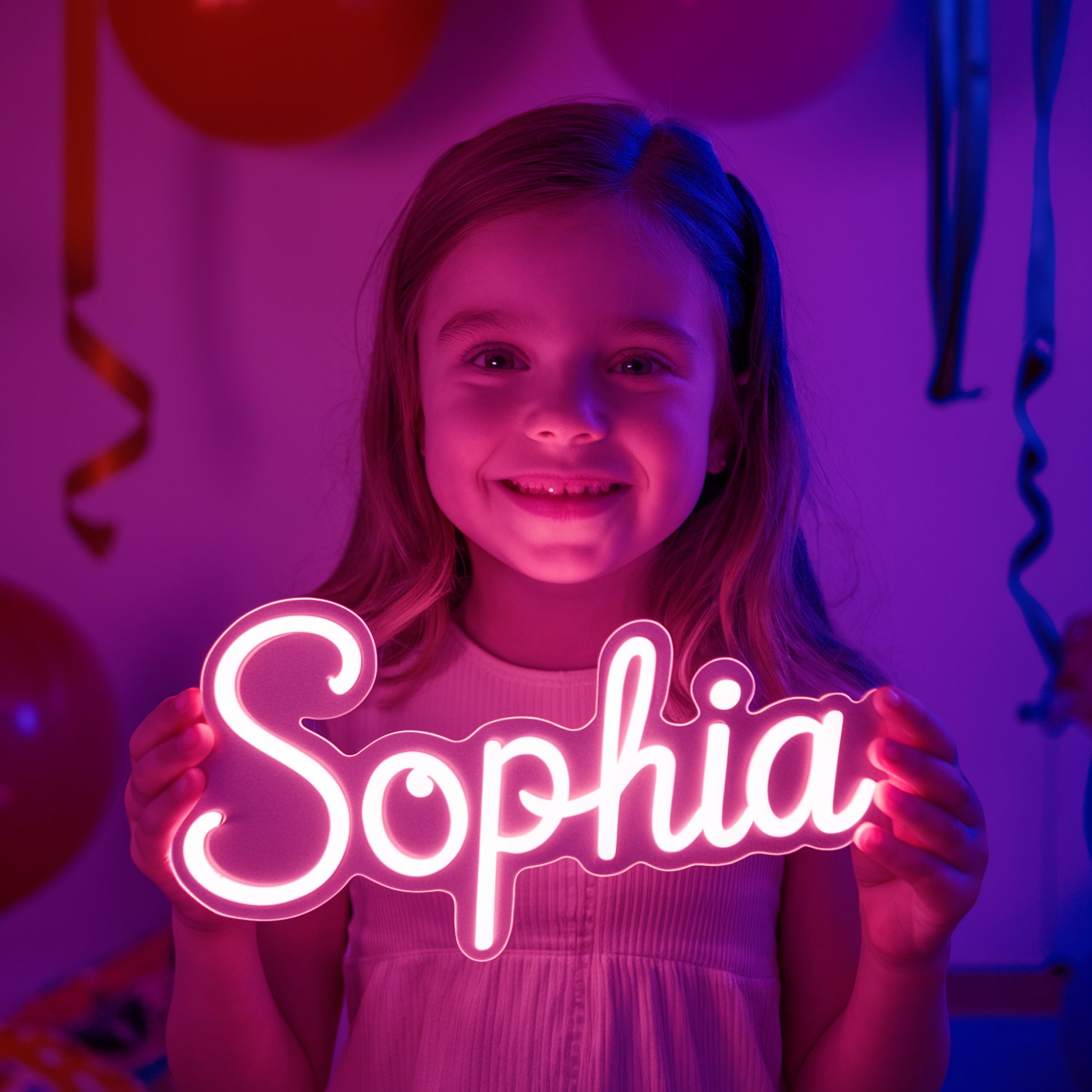 Custom Name Neon Sign - Kids Bedroom Decor