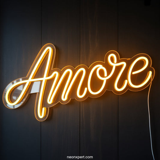 Amore Neon Sign Home Decor