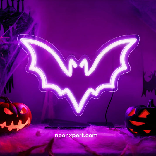 Bat LED Neon Sign | Halloween Decor - NeonXpert