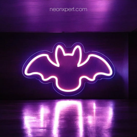 Bat Mini LED Neon Sign - USB Powered | Halloween Light Decor - NeonXpert