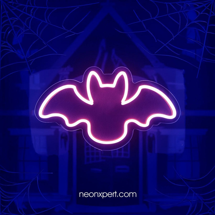 Bat Mini LED Neon Sign - USB Powered | Halloween Light Decor - NeonXpert