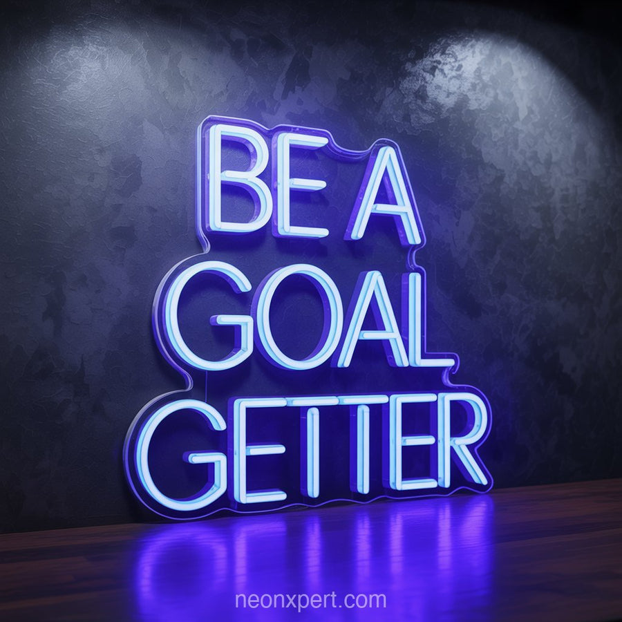 Be a Goal Getter | Motivational Beauty & Hair Salon Neon Light Decor - NeonXpertSmallWhite