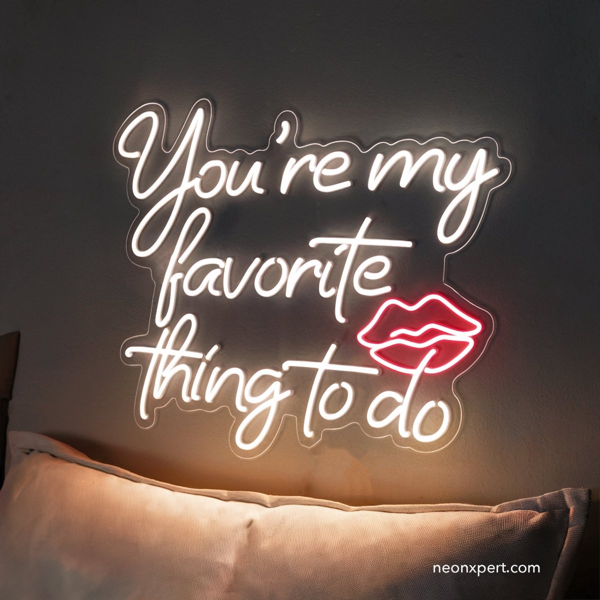 Bedroom Wall Decor for Couples Neon Sign | Romantic LED Art - NeonXpert18 x 16 inOrange