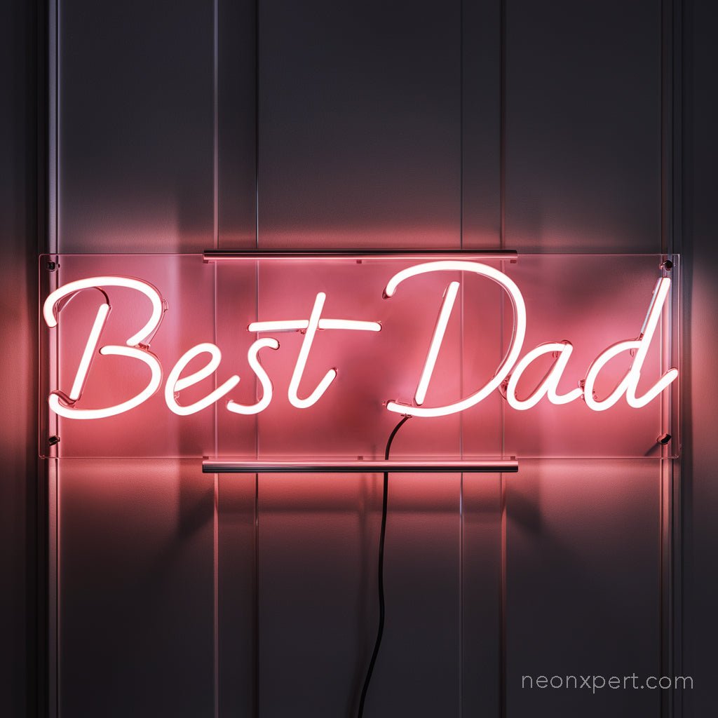 Best Dad Neon Sign - NeonXpert