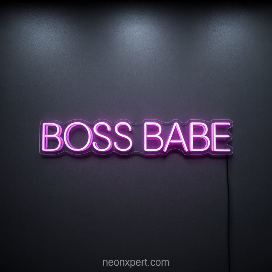 Boss Babe | Empowering Neon Light for Beauty Salon - NeonXpertSmallWhite